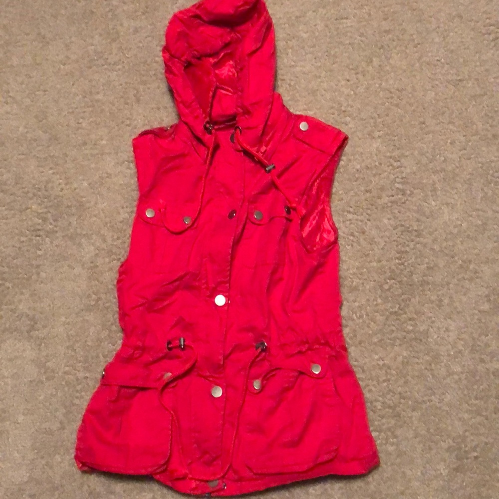 Red boutique vest